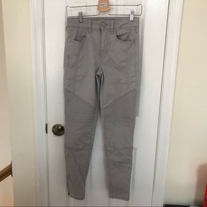 NWOT American Eagle Hi-Rise Jeggings, Gray Biker
